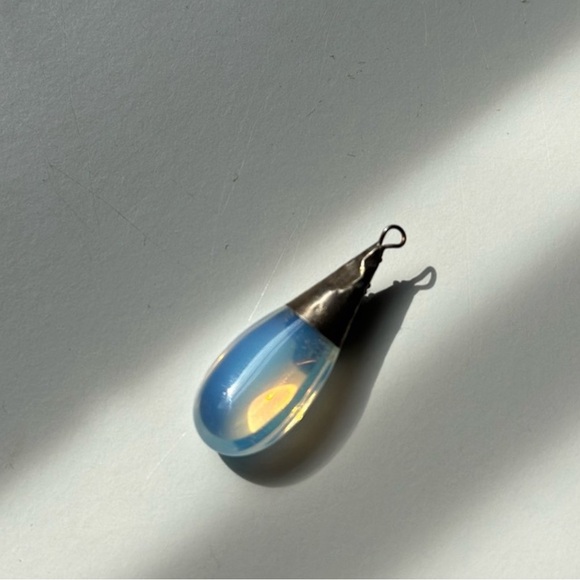 Beautiful vintage moonstone tear drop pendant - Picture 3 of 4